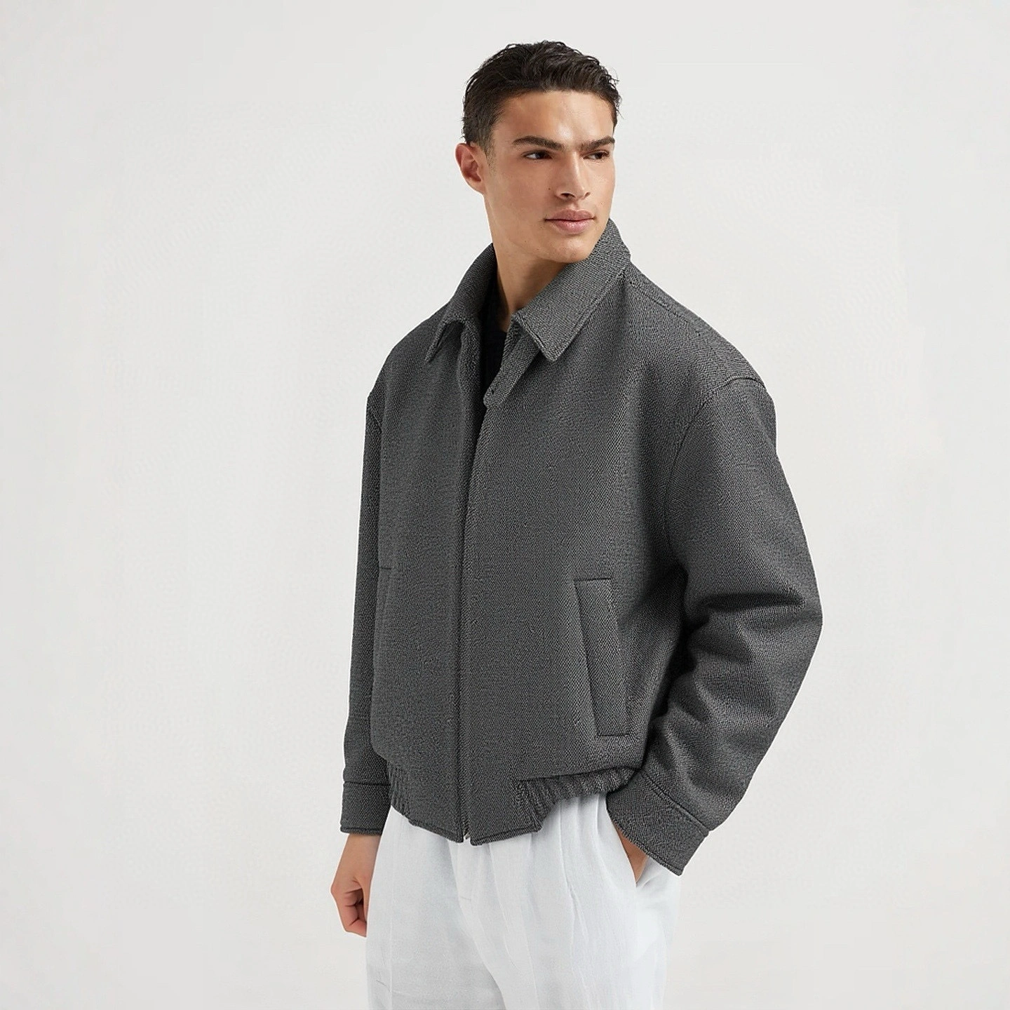 wg.luxury- 2ru9588o wool 2colour item:E-F501J2316-2H